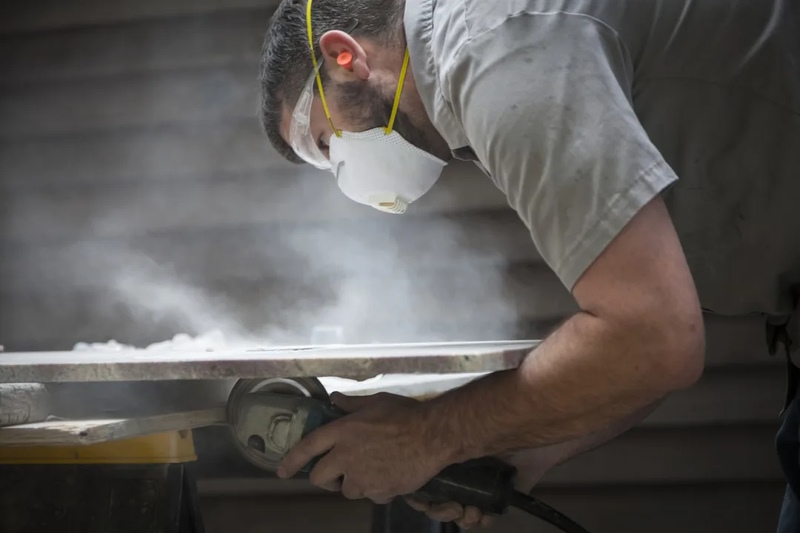 trabajador expuesto a polvo de silice causante de la silicosis